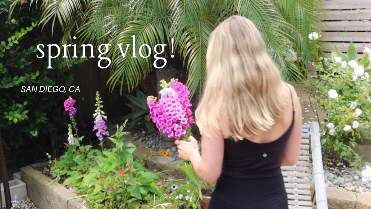 Spring VLOG | Gardening, Wedding Planning, Boating around San Diego!