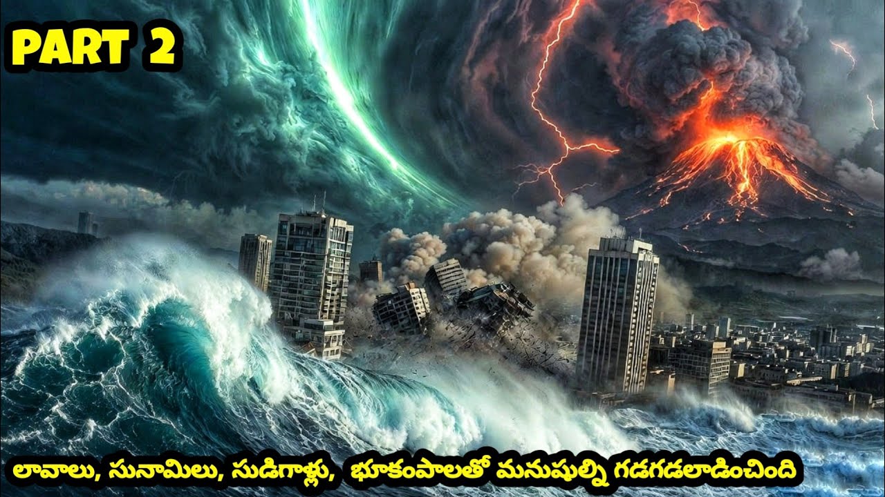 లావాలు🌋, సునామిలు🌊, సుడిగాళ్లు🌪️,  భూకంపాలతో మనుషుల్ని గడగడలాడించింది ☄️⚡🔥|గ్రీన్land Part 2 Telugu