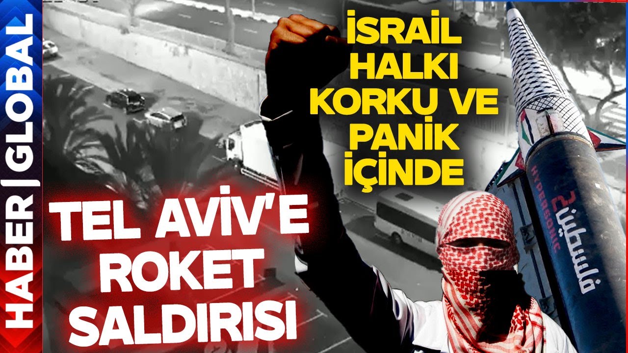 İsrail Halkı Korku ve Panik İçinde! Tel Aviv'e Günaşırı Füze Düşüyor!