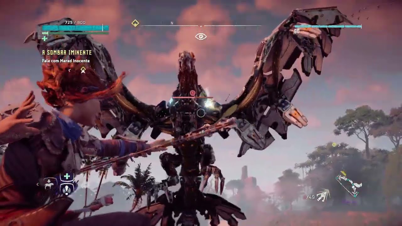 Horizon Zero Dawn: Caça esportiva - Ave Tempestade, Dente-Serrado, Bocarra e Pisoteador