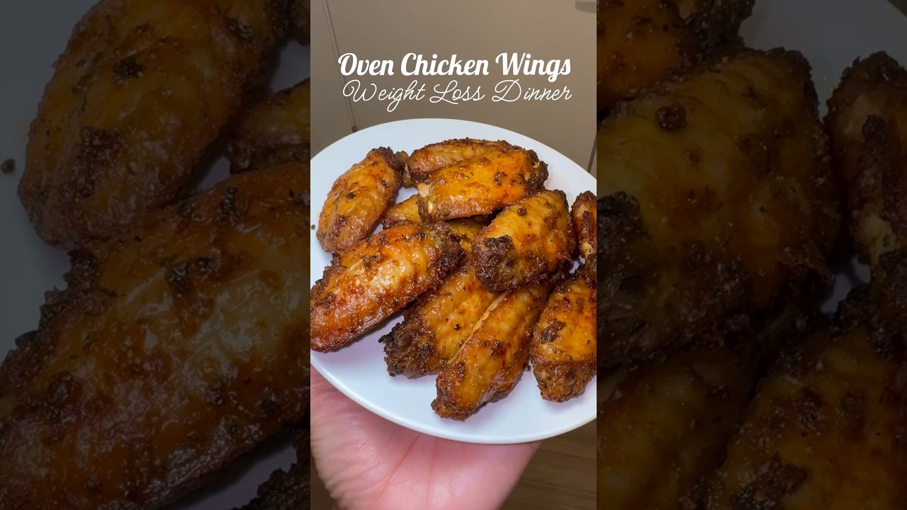 Oven Chicken Wings for Weight Loss 😋