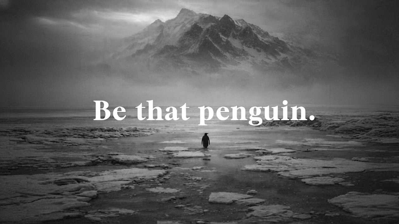 Be the penguin