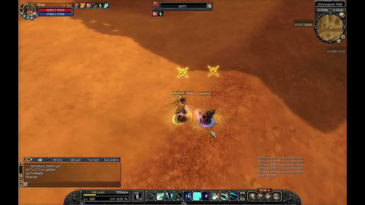 Silkroad Online pVp Rogue Vs Spear (10DG)
