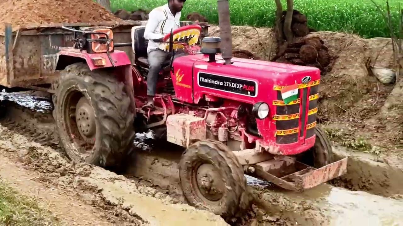 ट्रैक्टर ट्राली फस गया#trecter #viralvideo 
