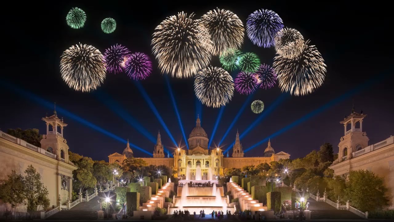Sonido Ambiente de Fuegos Artificiales en Nochevieja 🎆 // Celebraciones del Mundo Efecto de Sonido