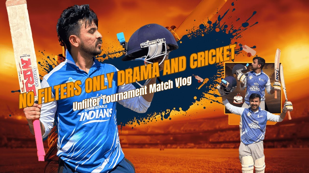 “Small Cameo 😤 Big Impact 💥 | Unfilter Tournament Match Vlog 🏏” #goprocricket #cricketaddict