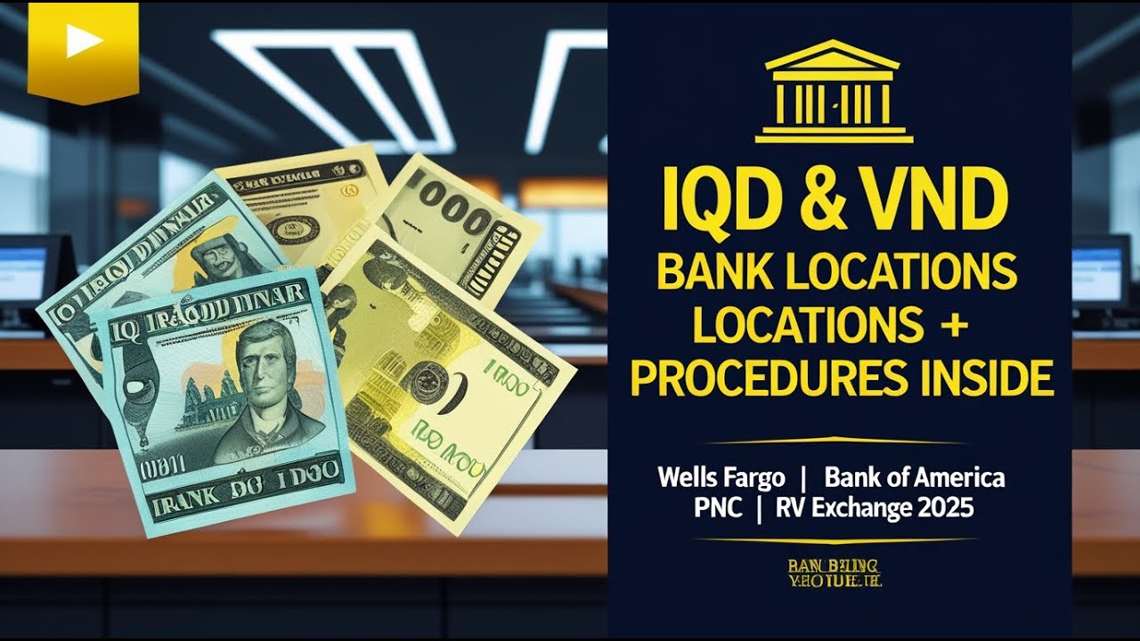 Iraqi Dinar RV 2025 | Bank Locations & Exchange Procedures Revealed Inside!