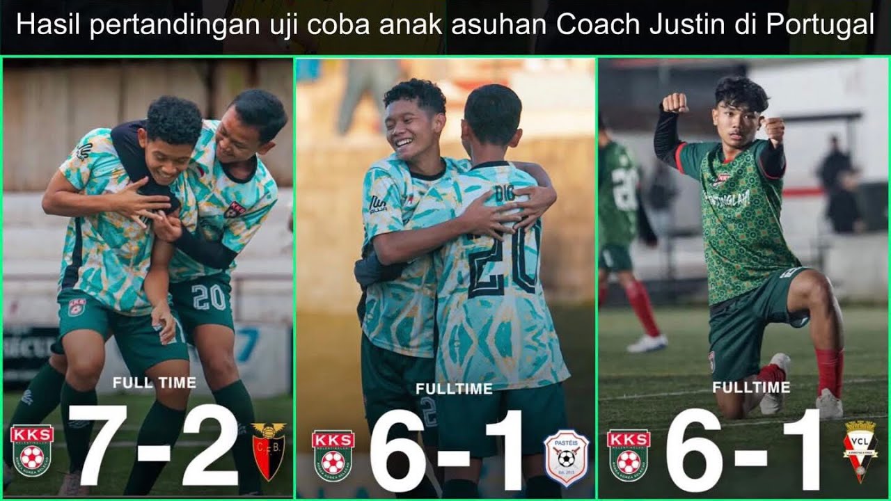 COACH JUSTIN MODE SEIRUS JADI PELATIH‼️ HASIL MELATIH TIM KKS JATENG LAWAN TIM LOKAL PORTUGAL
