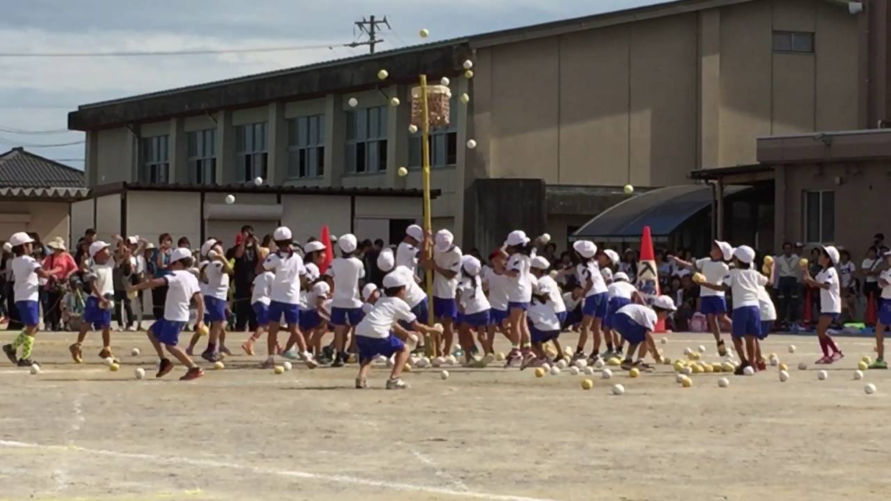 運動会 玉入れ途中にポッキーダンス笑！