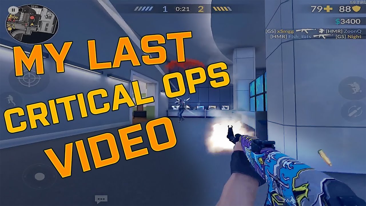 Моё последнее видео Critical Ops.