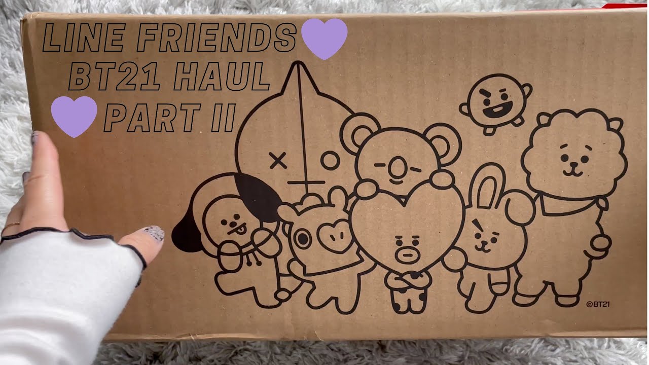 BIG BT21 Haul & Unboxing: what I ordered from the Line Friends website | BTS November continues 💜