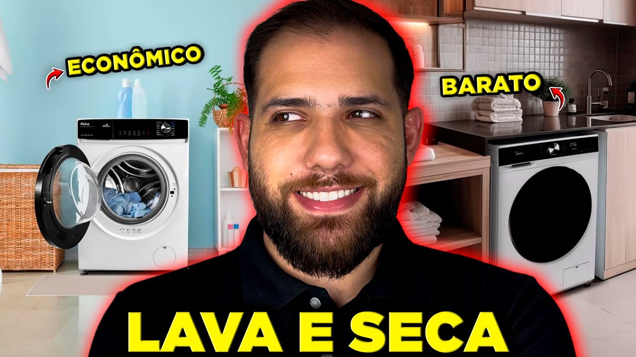 AS 3 Melhores Lava e Seca Custo Benefício em 2026