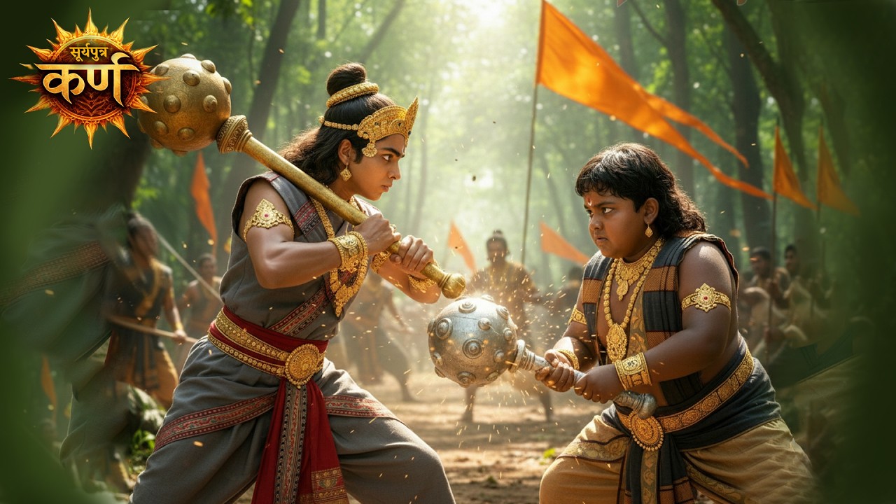 राजकुमार भीम और दुर्योधन में क्यों हुआ युद्ध? | Suryaputra Karn Hindi | Ep 19 Devotional Serial