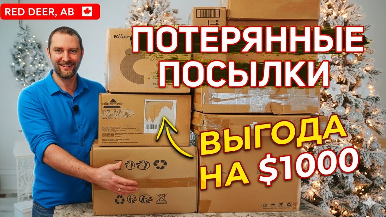 БИЗНЕС В КАНАДЕ 2025: КУПИЛ ПОТЕРЯННЫЕ ПОСЫЛКИ 📦🇨🇦 Сколько заработал в Ред-Дире, Alberta?