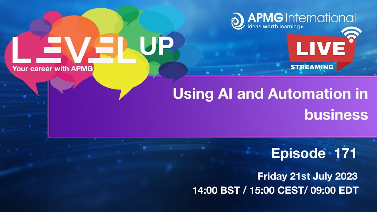 Episode 171 - Level Up your Career - Using AI and Automation in business