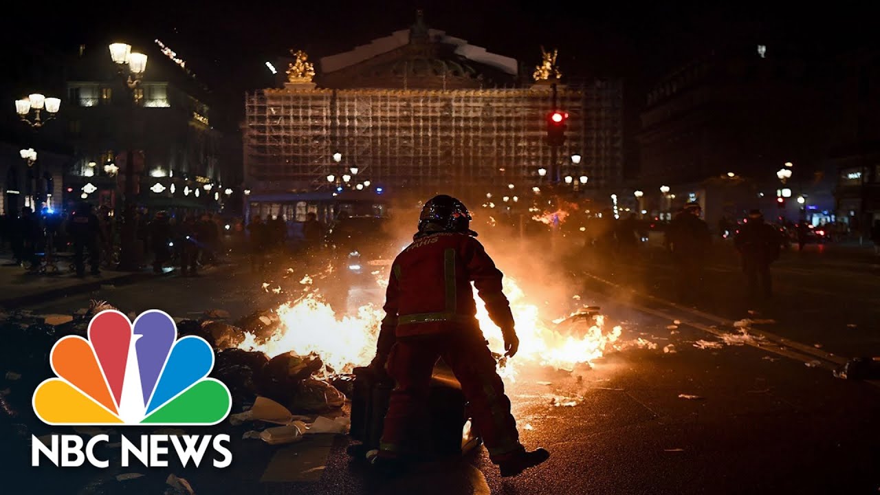Unrest follows no-confidence vote in French government