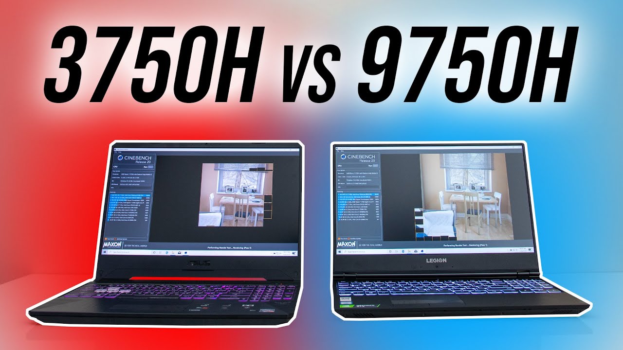 Intel i7-9750H vs Ryzen 7 3750H - Laptop CPU Comparison and Benchmarks