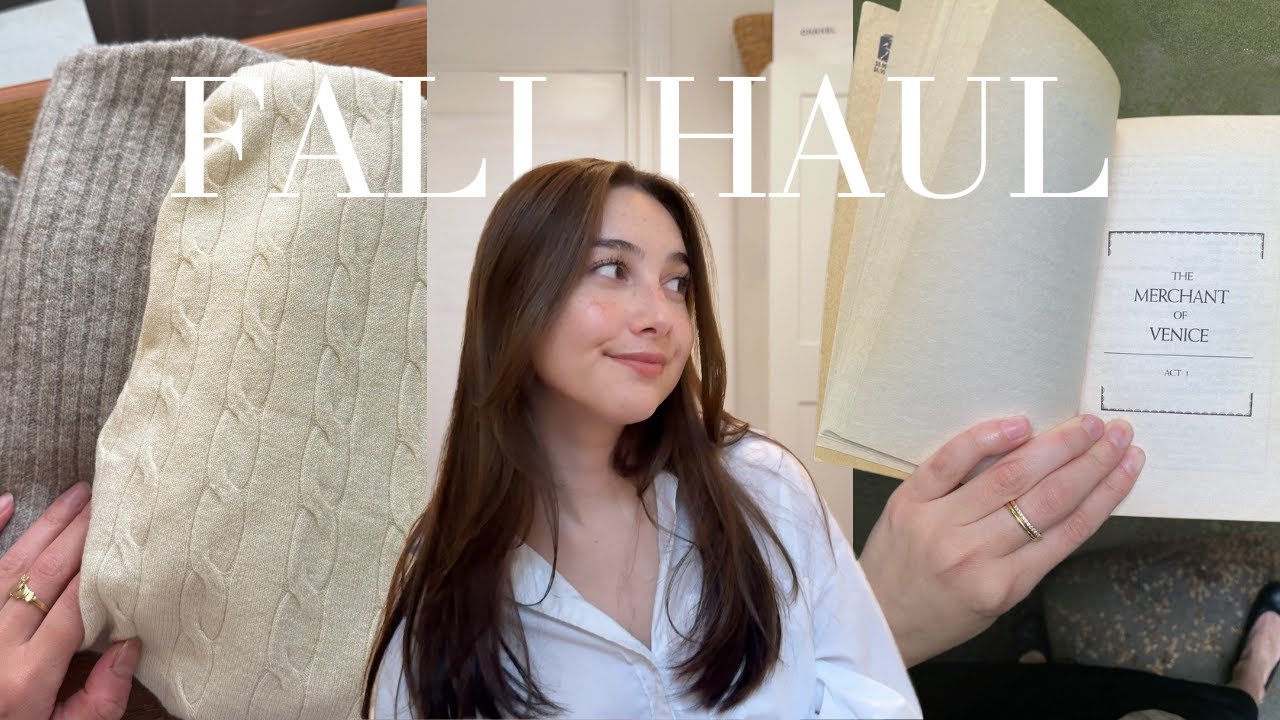 Fall Haul - H&M, Uniqlo, home goods, books