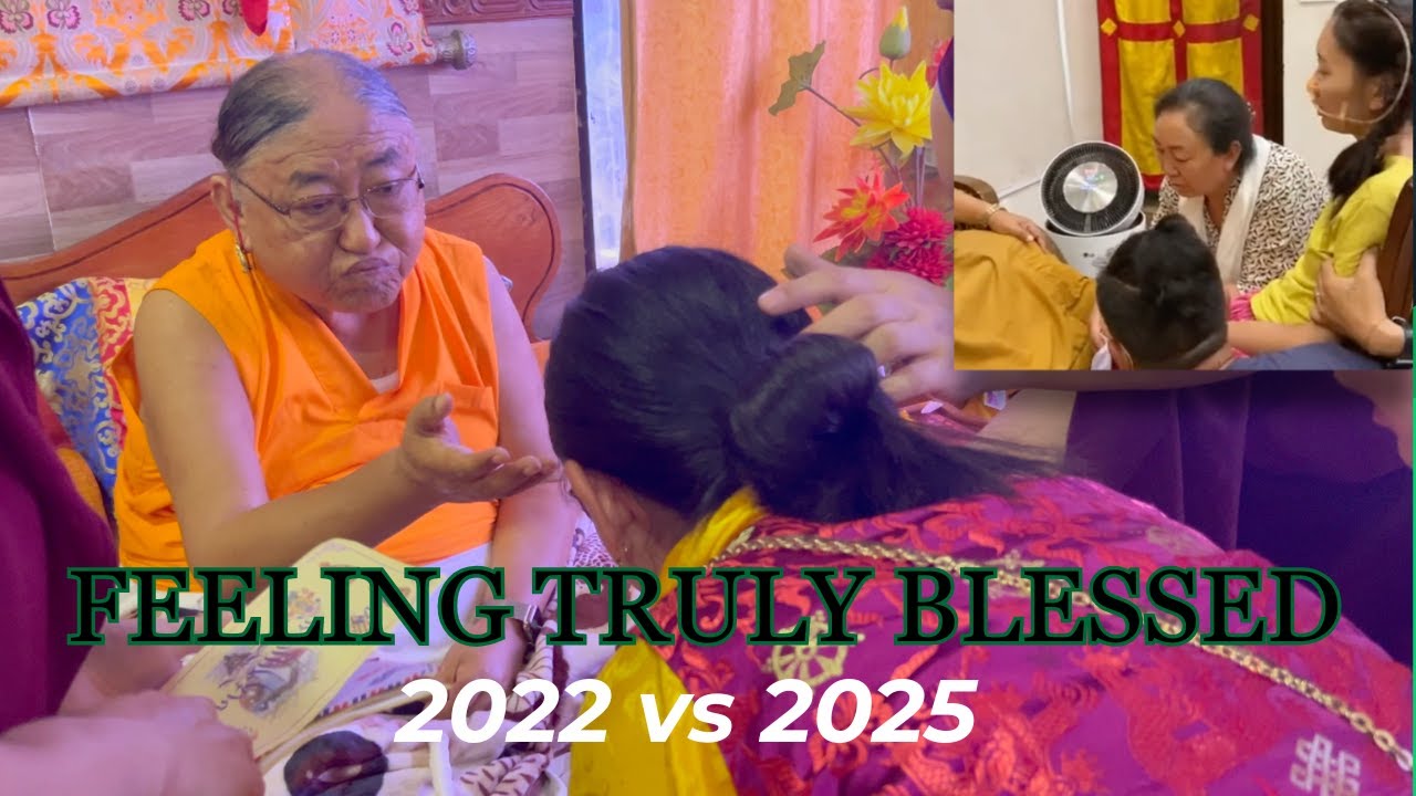 I feel truly blessed by His Holiness Kyabgon Gongma Trichen Rinpoche for the 2nd Time. 2022 vs 2025.