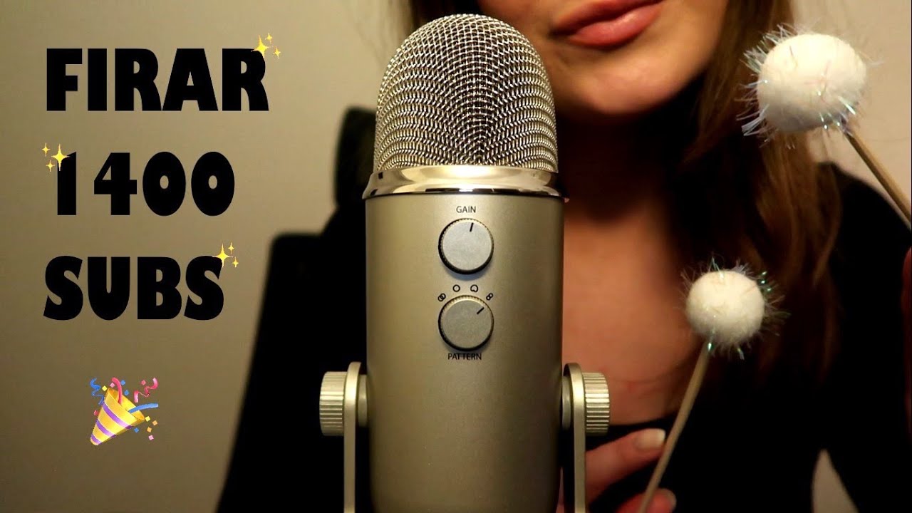 Firar 1400 subscribers! Del 2 | Personal attention, mouth sounds, hand sounds | Svensk ASMR
