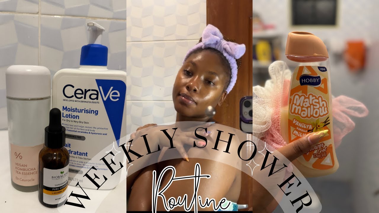 WEEKLY VLOG; Shower routine, products used, glowy skin, i’m just a girl 🥰