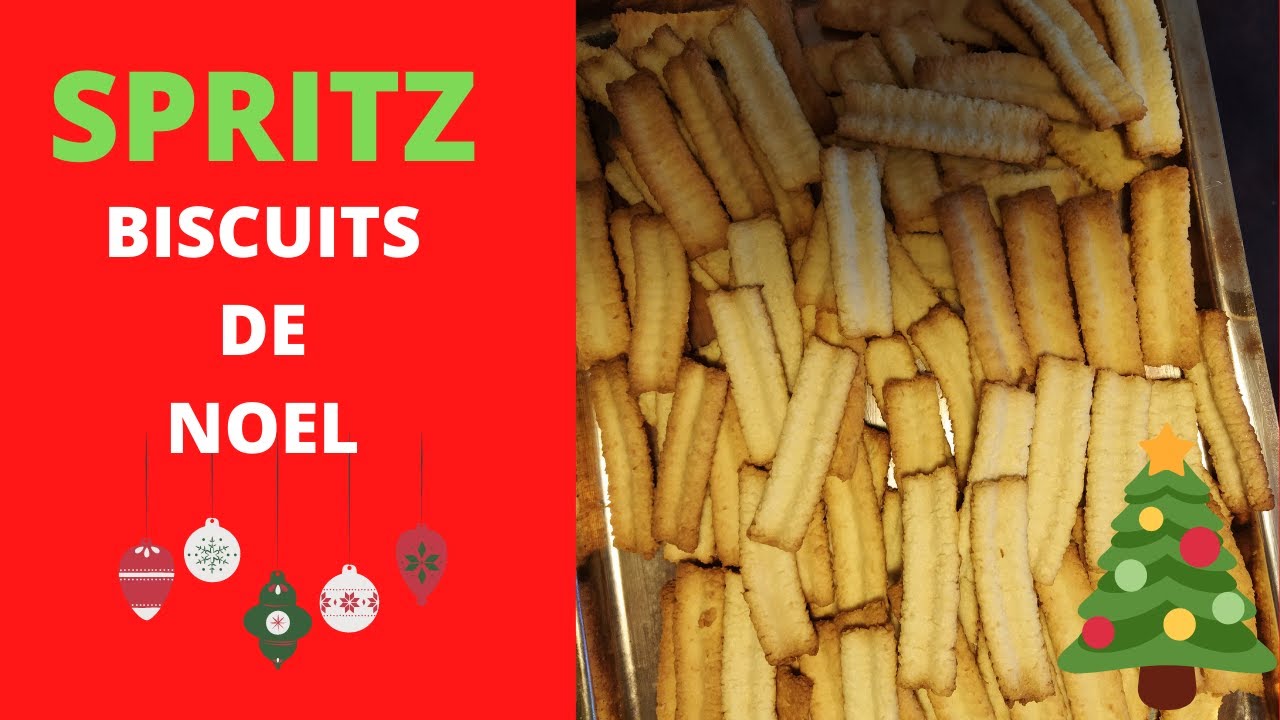 recette biscuit spritz : Le biscuit de no&euml;l !