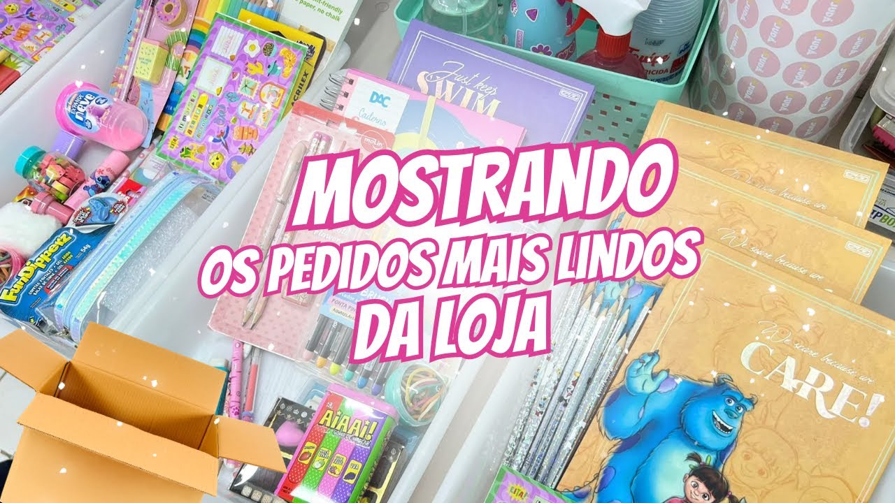 PAPERVLOG OS PEDIDOS MAIS LINDOS DO DIA 🩷😱| mostrando pedidos do site