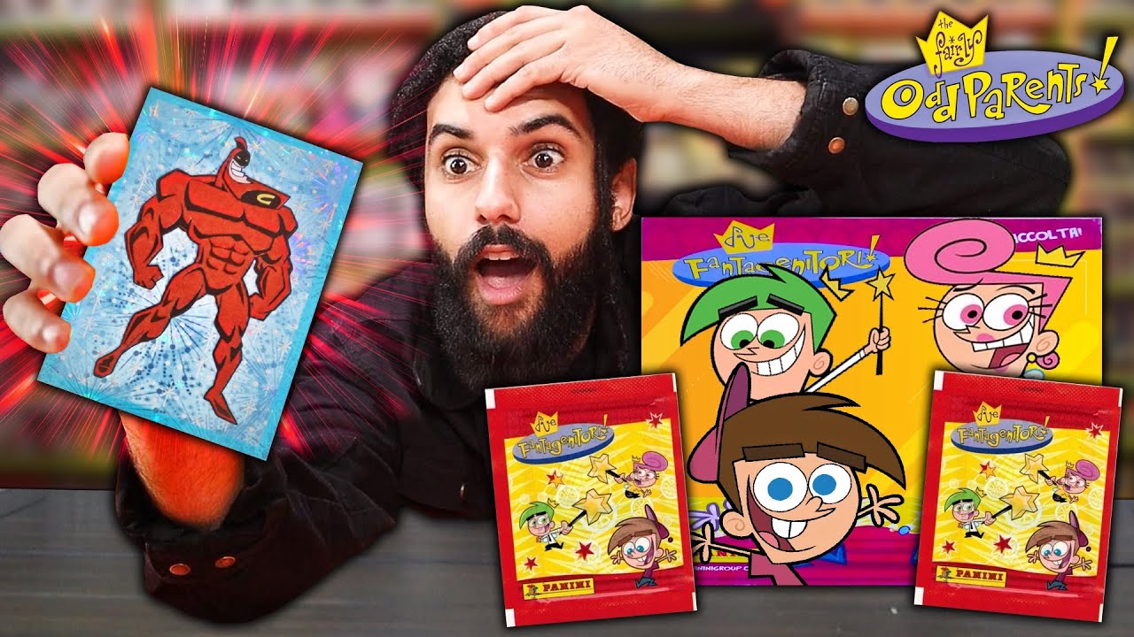 Opening Vintage Fairly Odd Parents Trading Cards!! *Hunting For Rare Crimson Chin*