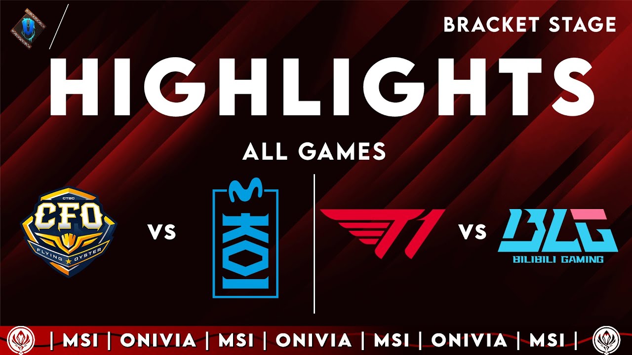 MSI Bracket Stage Day 4 Highlights | ALL GAMES | MSI 2025 by Onivia