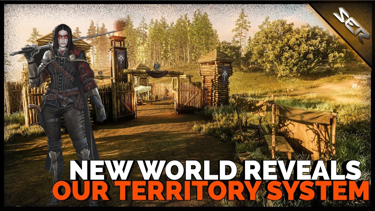 Amazon's ⚖️NEW WORLD MMO In-Depth Territory System Revealed (Settlements, Forts, Faction PVP)