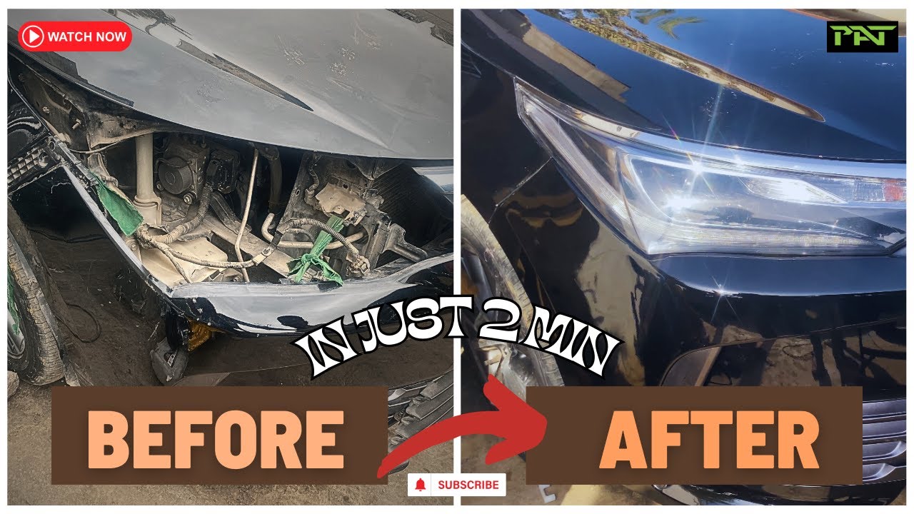 Toyota Corolla Altis 2021 Repair: From wrecked to revived! | PakistanAutoTechnics | PATWorkshop