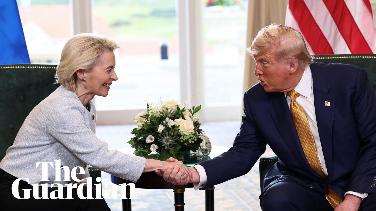 Trump and von der Leyen announce US-EU trade deal