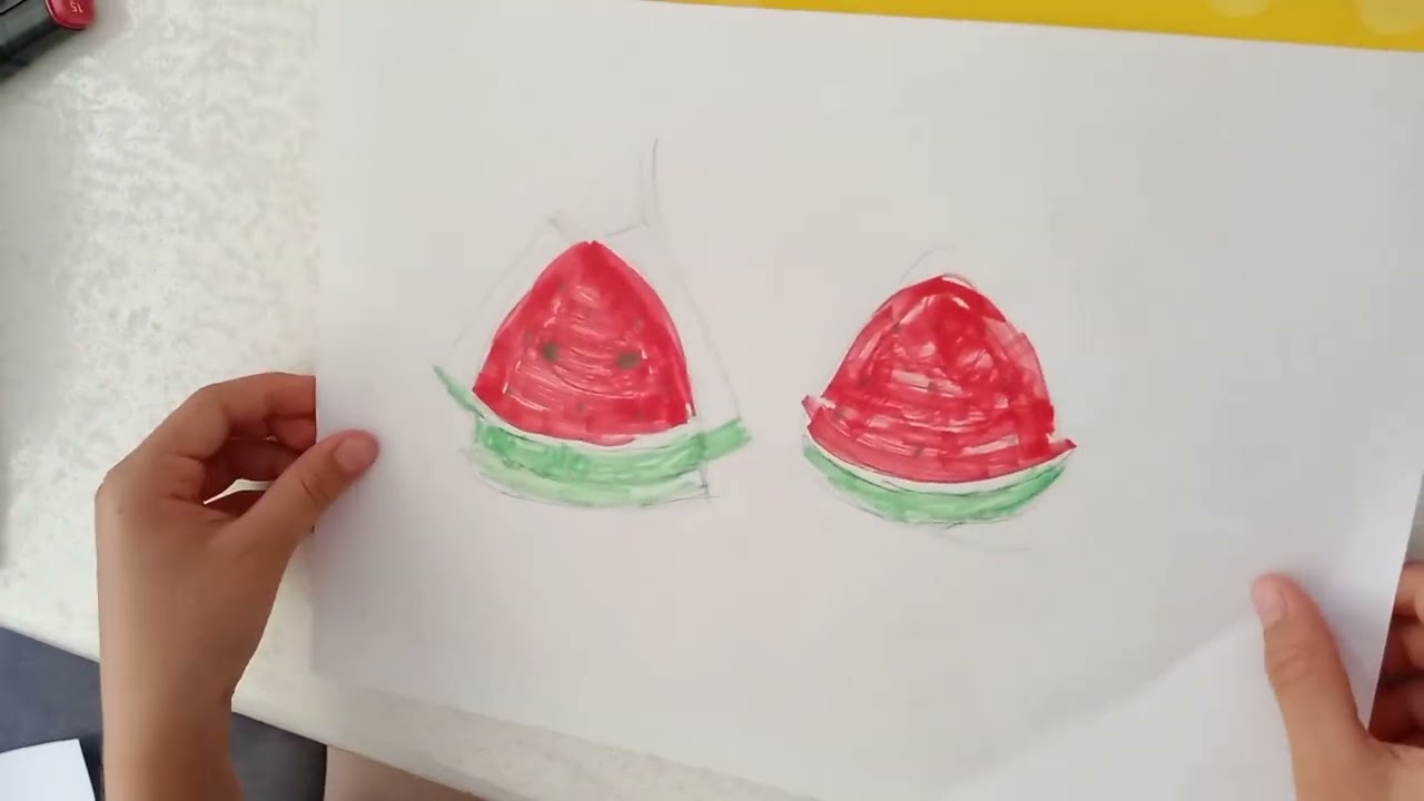 Karpuz squshi yapıyorummm.🍉🍉♥️❤️ #karpuz #watermelon #squshy 