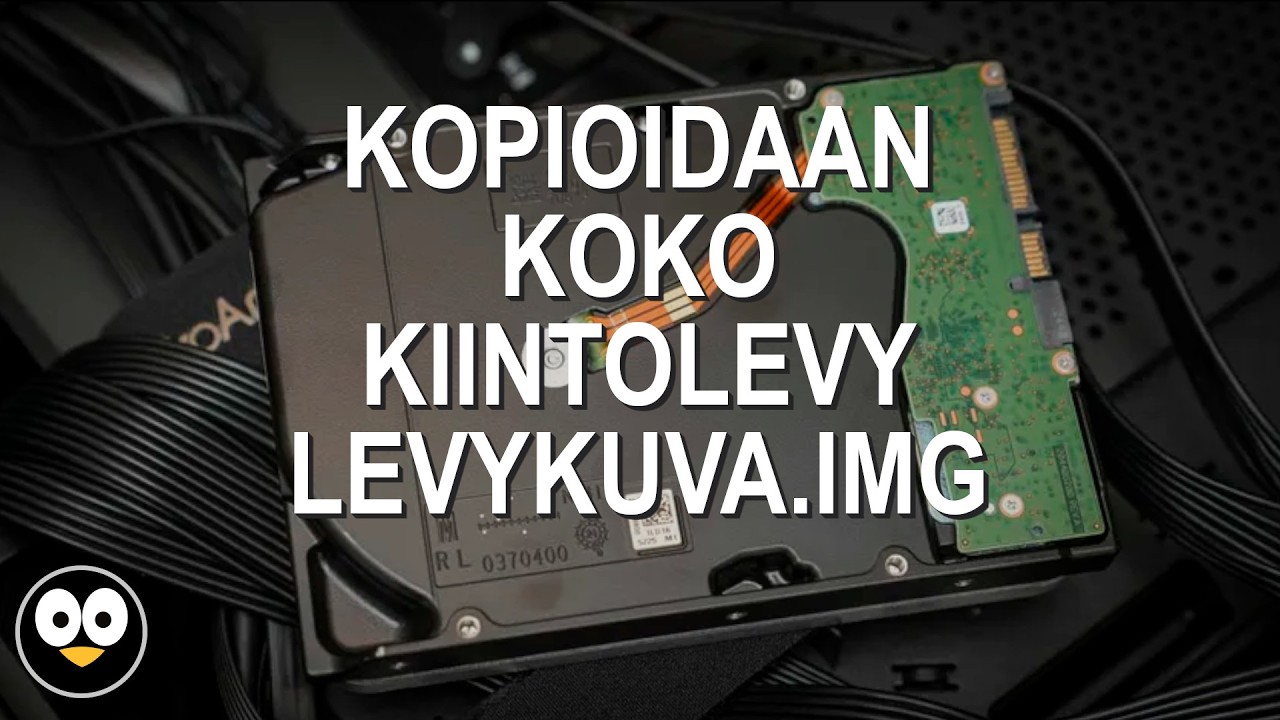 Palautetaan levykuva toiselle kiintolevylle helposti