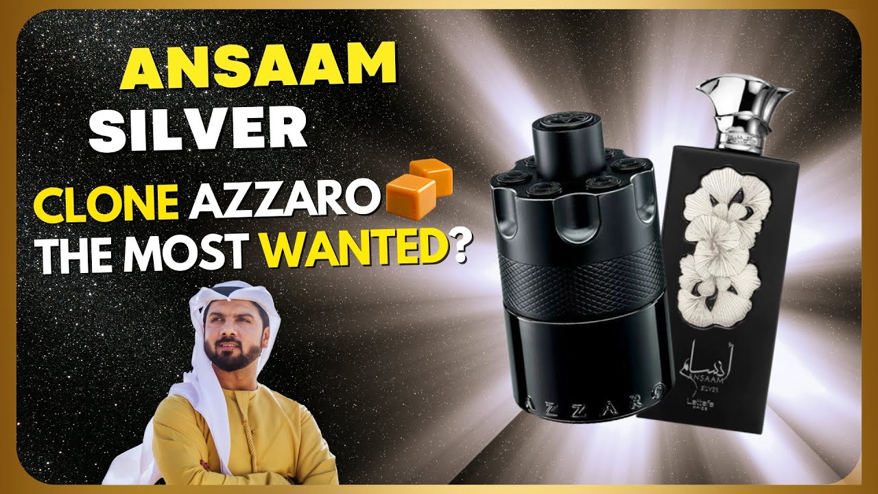 ANSAAM SILVER de LATTAFA | O MELHOR CLONE do Azarro THE MOST WANTED EDP #perfumesimportados