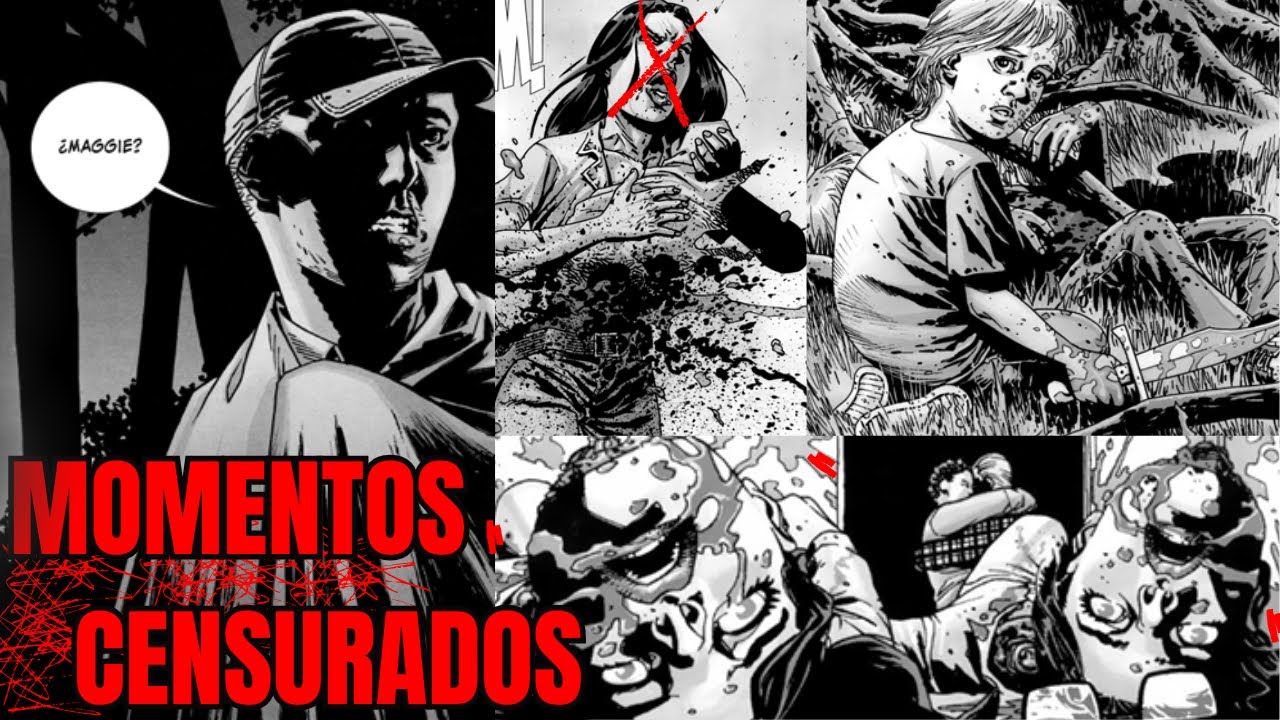 9 MOMENTOS DEL COMIC CENSURADOS en The Walking Dead que NO VISTE