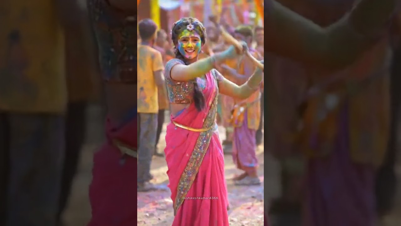 Radha Krishna Holi Status 2026 🌸 | Happy Holi 2026 Special | Radhe Krishna Holi Bhajan Status