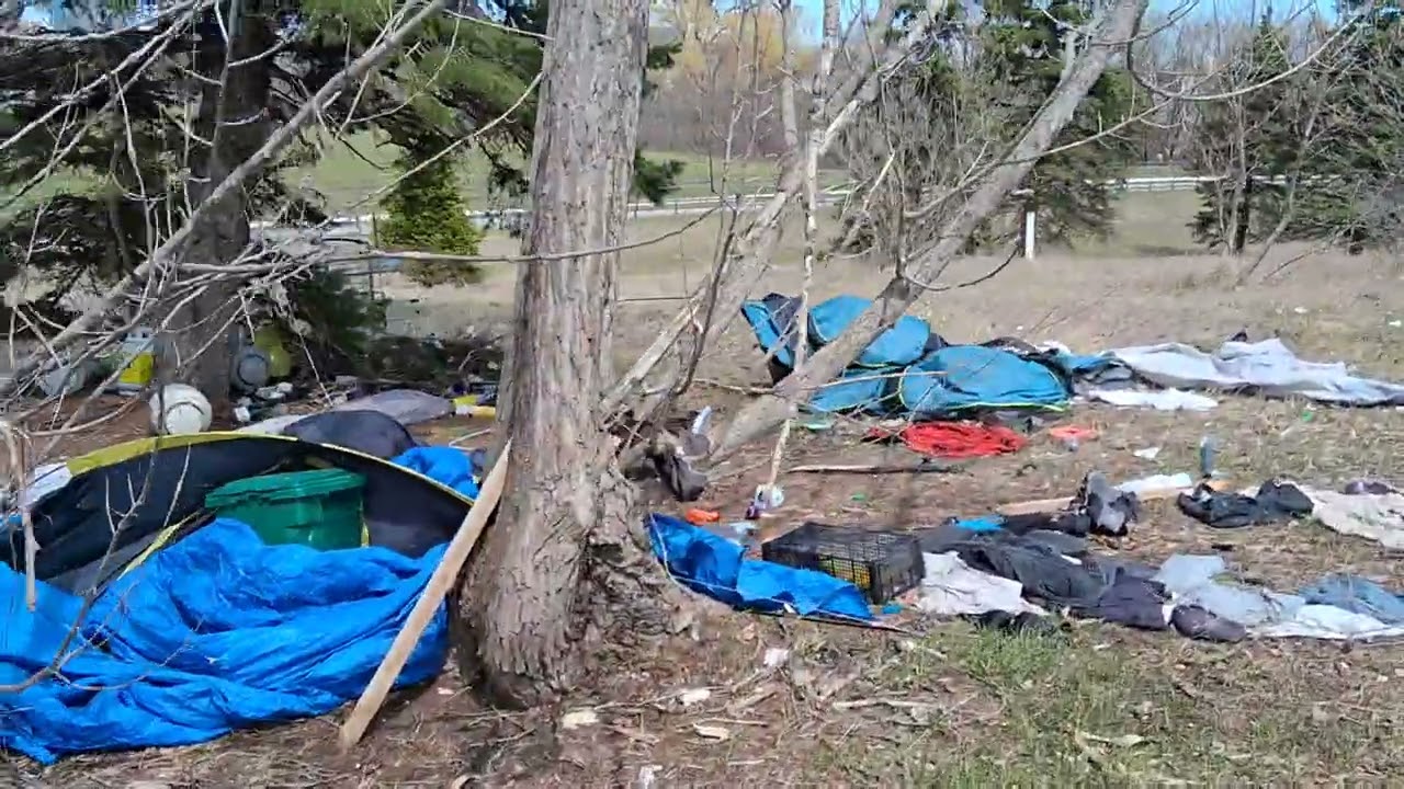 Not sleeping in a dump.