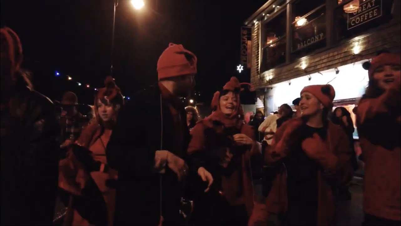 New Years Eve Shenanigans in St Ives Cornwall UK