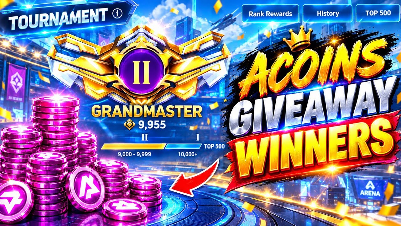5000 Acoins Giveaway Winners #24 | Grandmaster II Tournament | Mech Arena