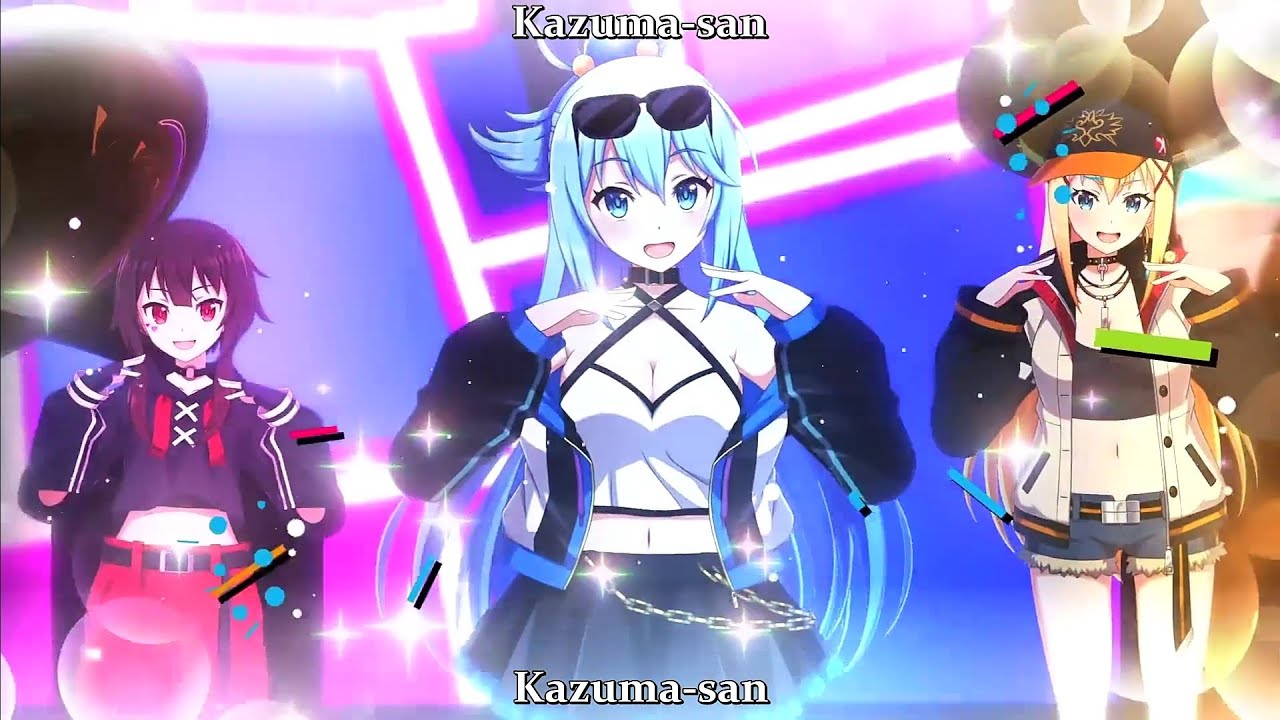Konosuba Fantastic Days Best Party [Aqua, Darkness, Megumin y Kazuma] Canción Completa sub español