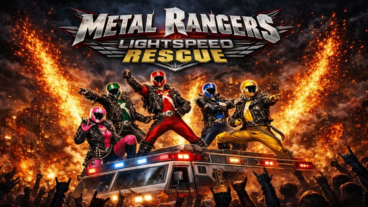 Metal Rangers Lightspeed Rescue! An AI Metal Cover of the Power Rangers Lightspeed Rescue Theme Song