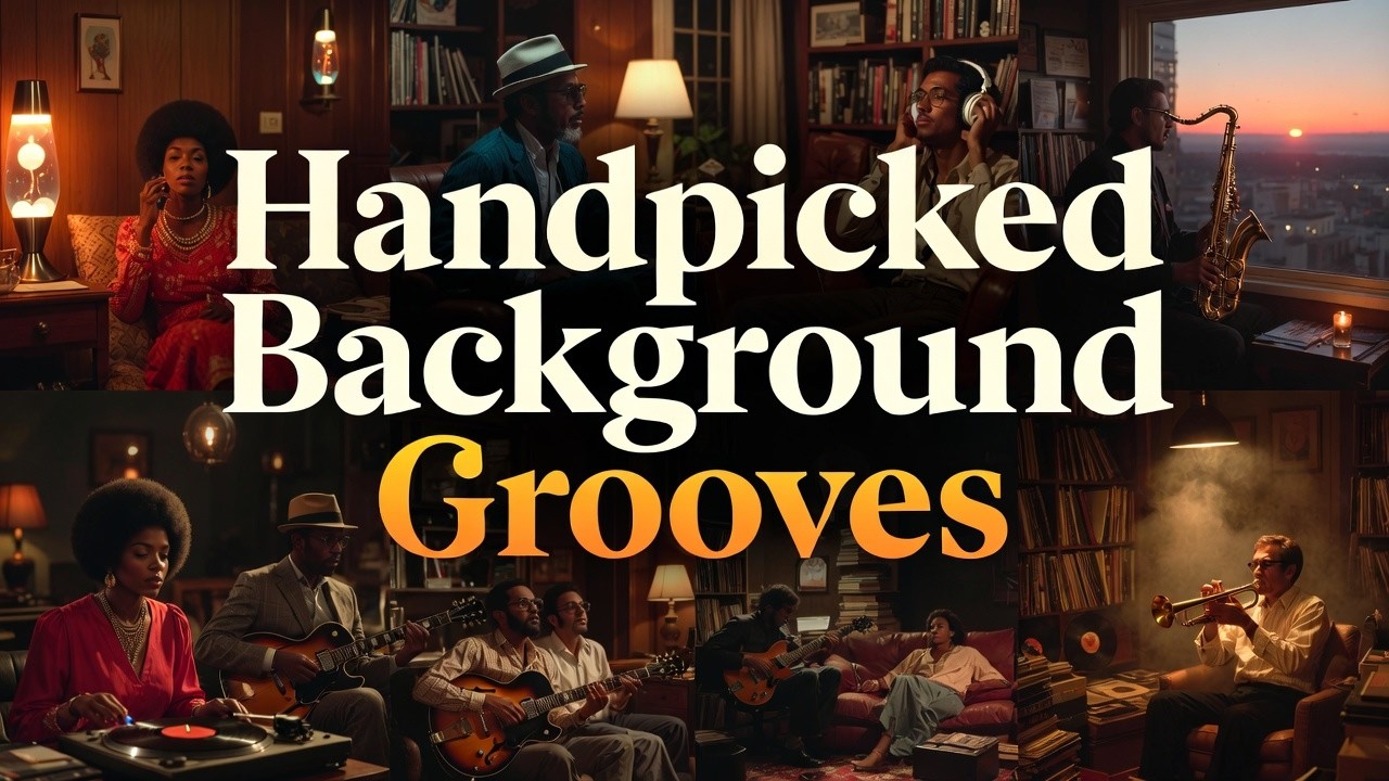 Handpicked Background Grooves | Soft Retro Grooves for Long Listening Sessions | 3+ Hour Continuous