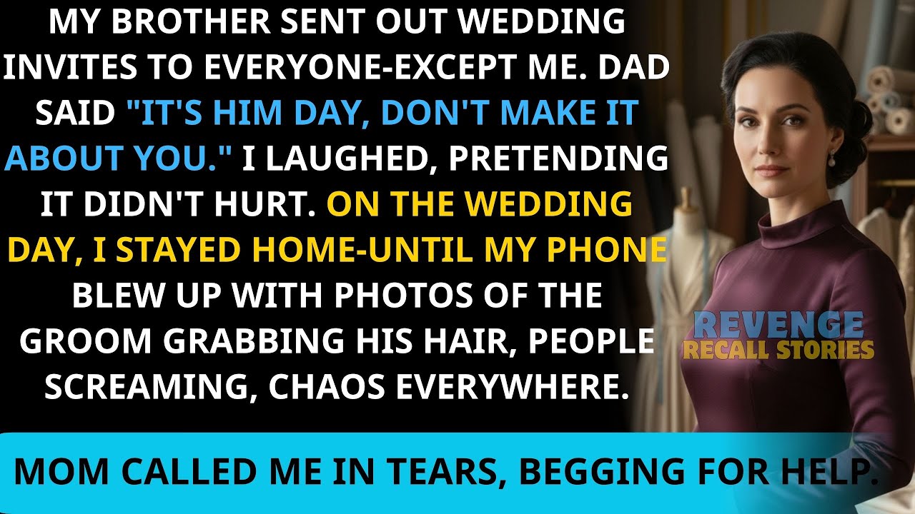 My Brother Sent Out Wedding Invites To Everyone - Except Me—Then I Shocked Them All