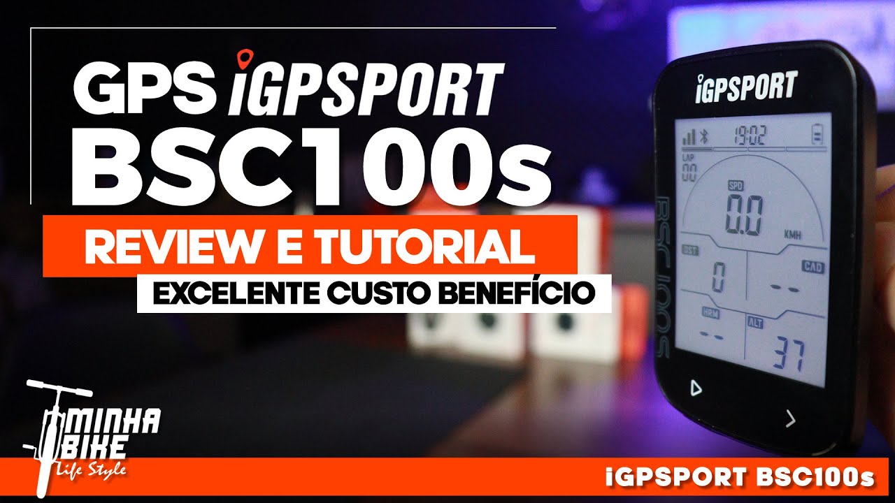 REVIEW E TUTORIAL DO GPS PARA BIKE BSC100s iGPSPORT - Minha Bike Life Style