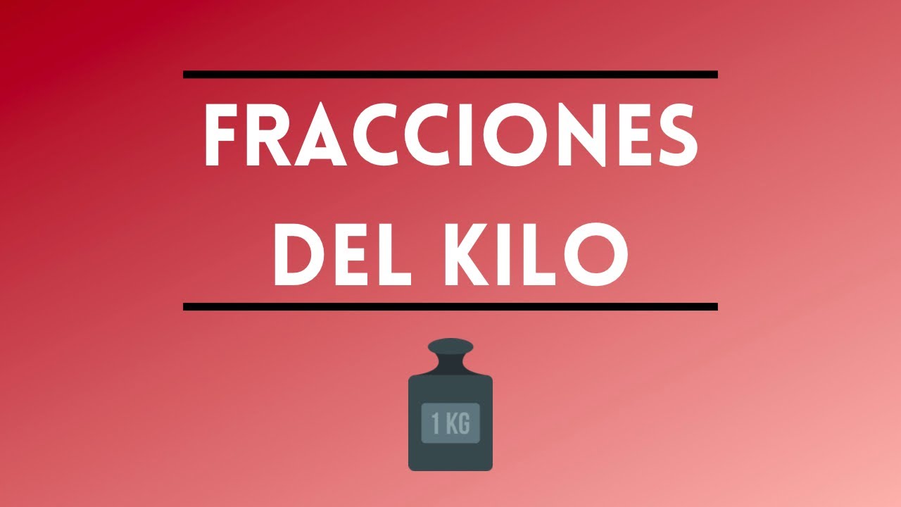7. FRACCIONES DE 1 KG. MASA