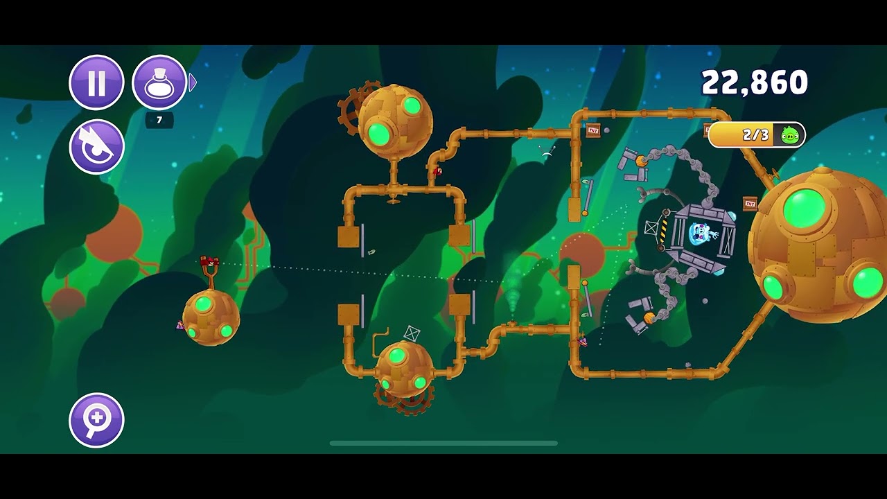 Angry Birds Reloaded Space Brass Hogs Boss Battle