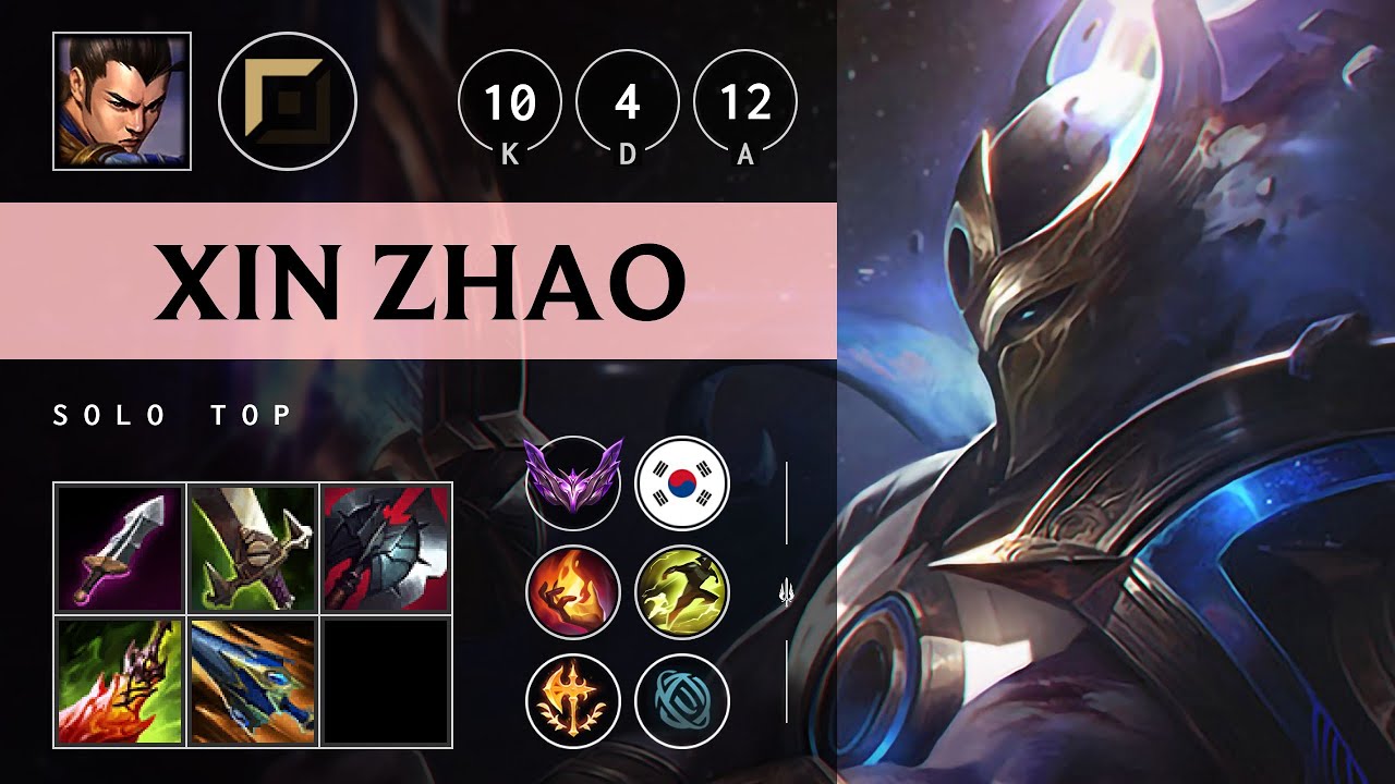 Xin Zhao Top vs Aatrox - KR Master Patch 25.16