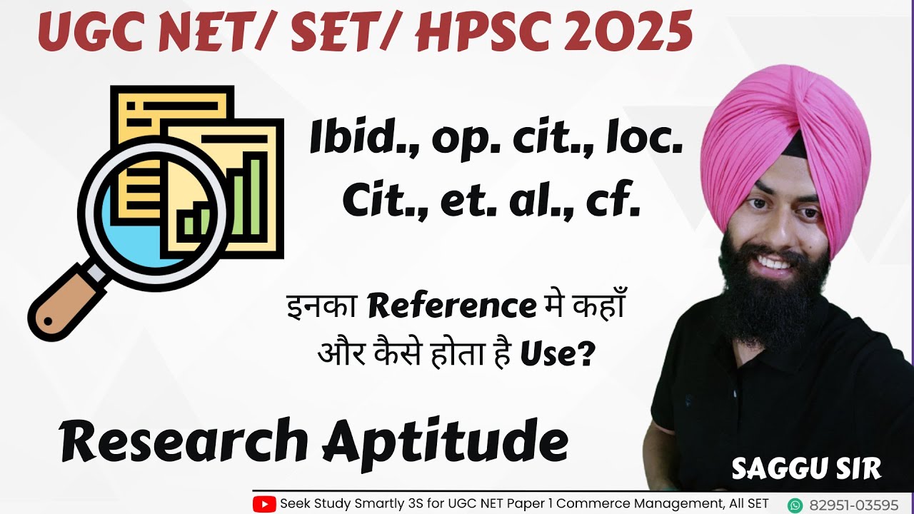 Ibid., op. cit., loc. Cit.,  et. al. इनका Reference मे कहाँ और कैसे होता है Use? UGC NET 2025