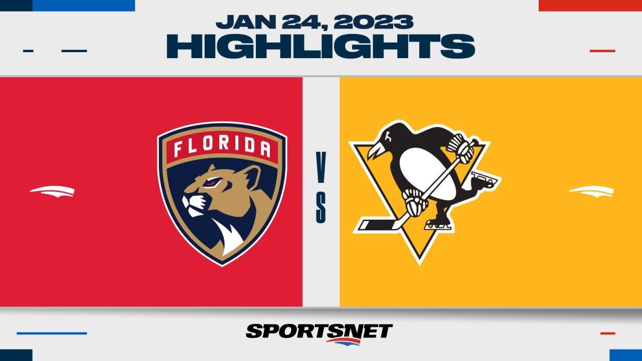 NHL Highlights | Panthers vs. Penguins - January 24, 2023